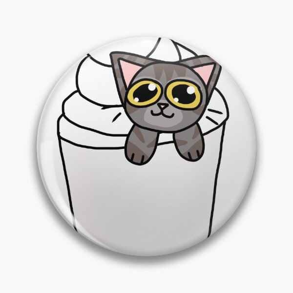 Item preview, vanilla bean frappuccino cat designed and sold by sproutsofart.