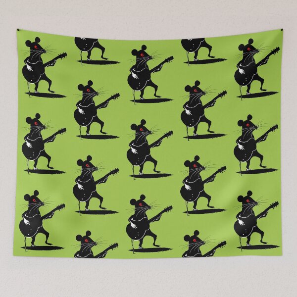 Item preview, Rat Playing the Guitar designed and sold by ThePurpleMelon.