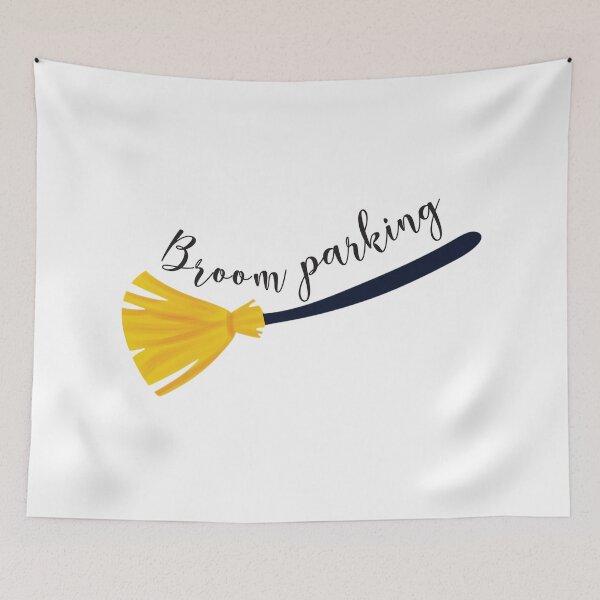 Item preview, Broom parking sign designed and sold by flamendes.
