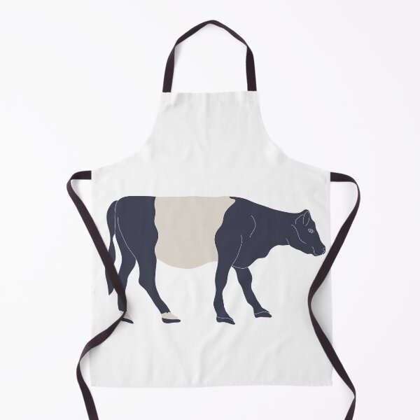 Item preview, Belted Galloway Cow, white lines designed and sold by Eva Freeman.