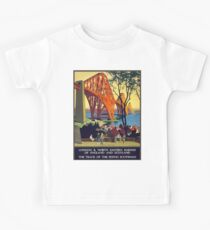 Camiseta para niños Cartel vintage - Forth Bridge