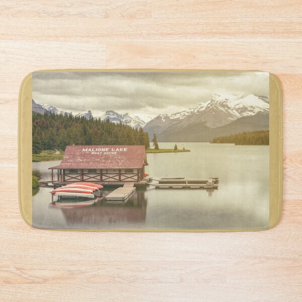 Item preview, Maligne Lake Boathouse designed and sold by jvnimages.
