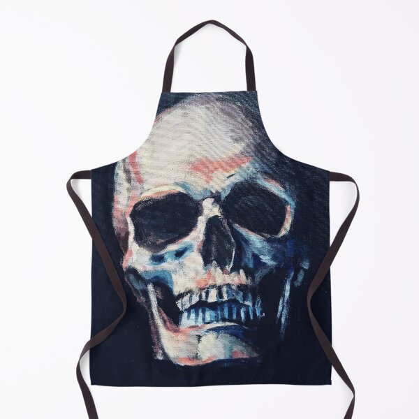Item preview, "Skull" black horror macabre skeleton halloween scary spooky designed and sold by MauraDonahue.
