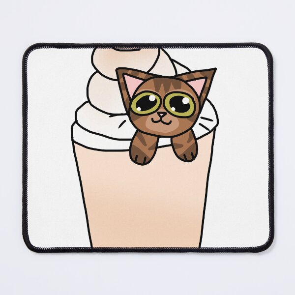 Item preview, chai frappuccino cat designed and sold by sproutsofart.