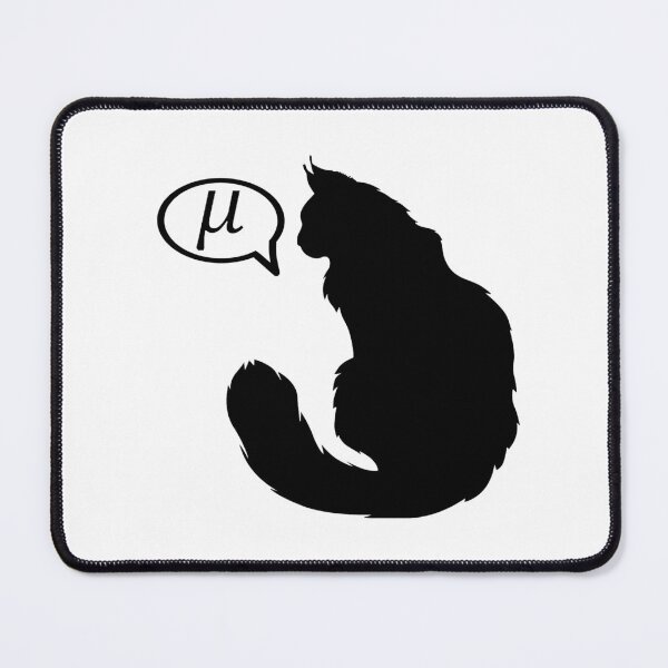 Item preview, Math Joke Mew Cat designed and sold by Onisym Design.