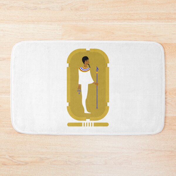 Item preview, Ptah Egyptian God On Gold Cartouche designed and sold by EgyptConnection.