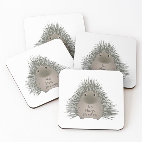 Item preview, porcupine urson no hugs please designed and sold by MiraNomegusta.