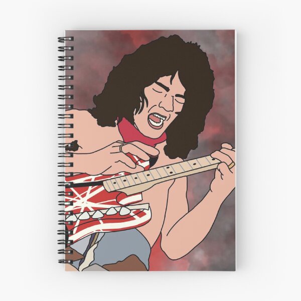 Item preview, VH Guitar Icon Cartoon designed and sold by lazylibracrafts.