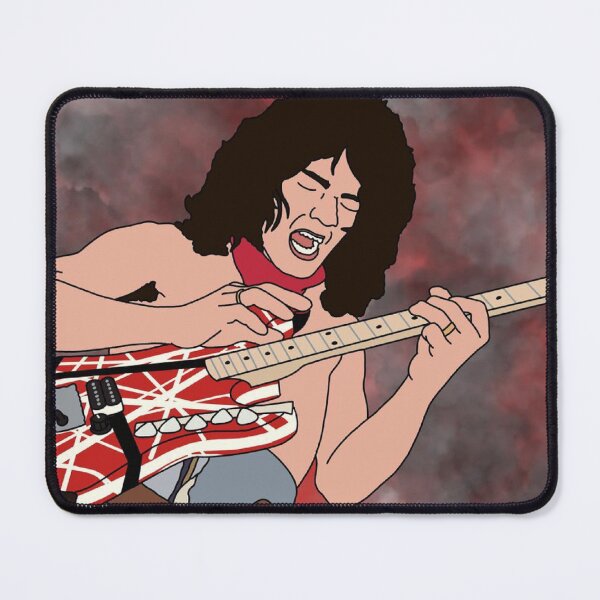 Item preview, VH Guitar Icon Cartoon designed and sold by lazylibracrafts.