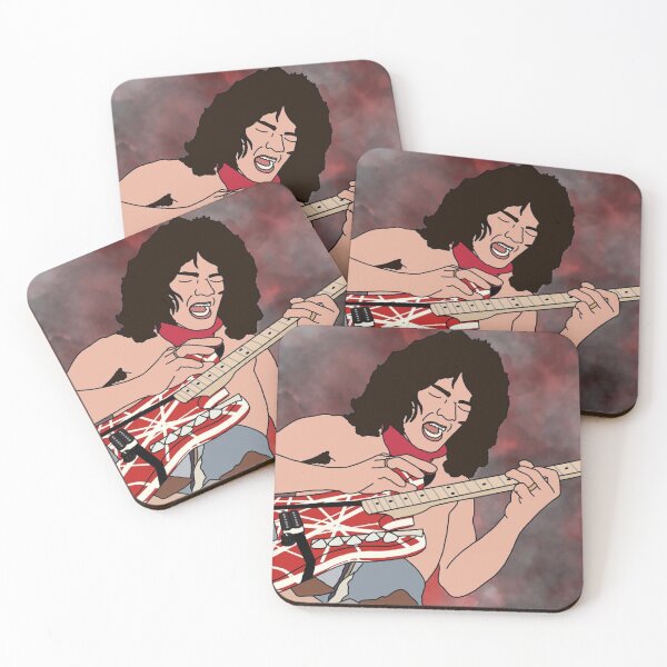 Item preview, VH Guitar Icon Cartoon designed and sold by lazylibracrafts.