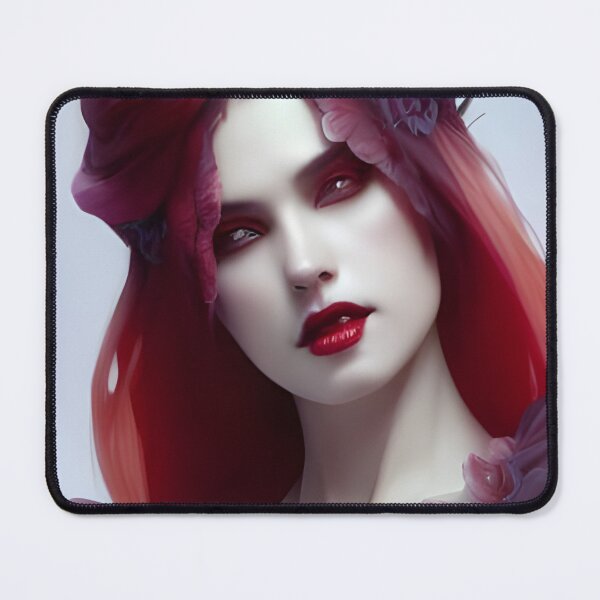 Item preview, Gorgeous Redhead Vampire Seductress Alluring Dark Beautiful Artwork designed and sold by Eliteijr.
