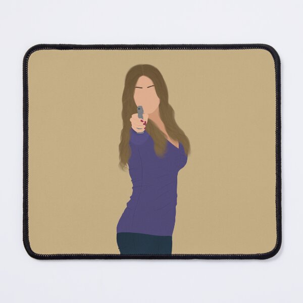 Item preview, Modern Family Gloria Holding a Gun Meme Polygon Fan Art designed and sold by senaeksi.