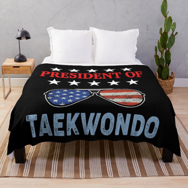 Item preview, President of Taekwondo! Funny Taekwondo Instructor or Taekwondo Beginner Design designed and sold by TheKarateStore.