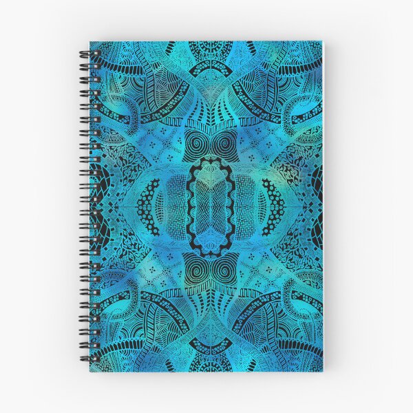 Item preview, Loops Lagoon - Hand Drawn Zentangle Design designed and sold by ThatsJustJilly.