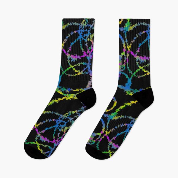 Item preview, Crystalized Paint Swirl And Splatter Over Black designed and sold by ThatsJustJilly.