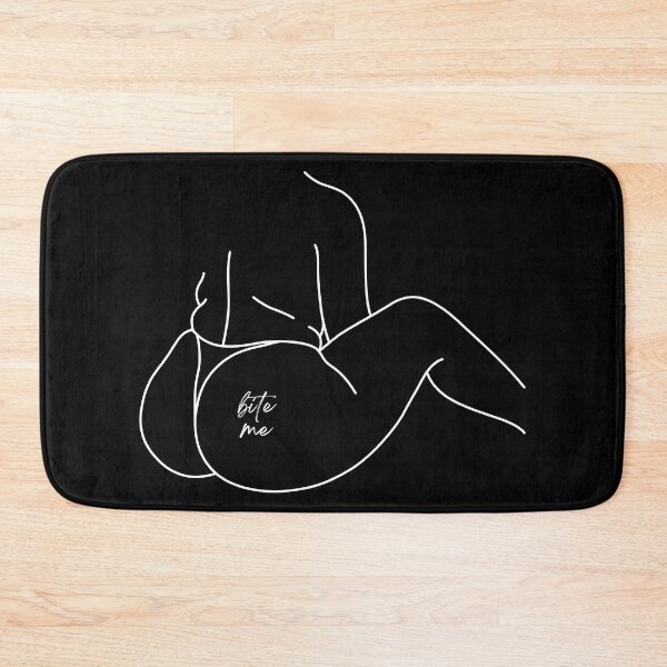 Item preview, Bite Me Ass Tattoo Black designed and sold by KinkShoppe.