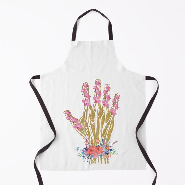 Item preview, Floral skeleton hand designed and sold by Rosaliartbook.