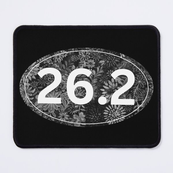 Item preview, Monochrome Floral, Marathon 26.2 designed and sold by LatterDaze.