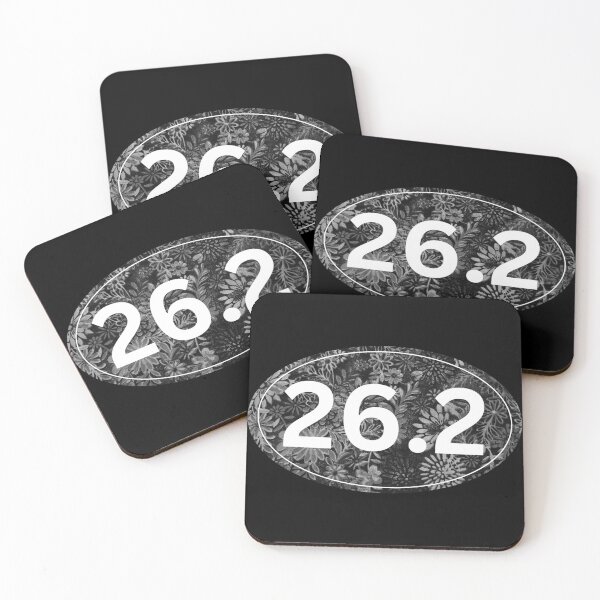 Item preview, Monochrome Floral, Marathon 26.2 designed and sold by LatterDaze.