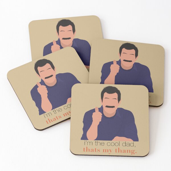 Item preview, Modern Family Phil I'm the Cool Dad That's My Thang Thumbs Up Mustache Fan Art designed and sold by senaeksi.