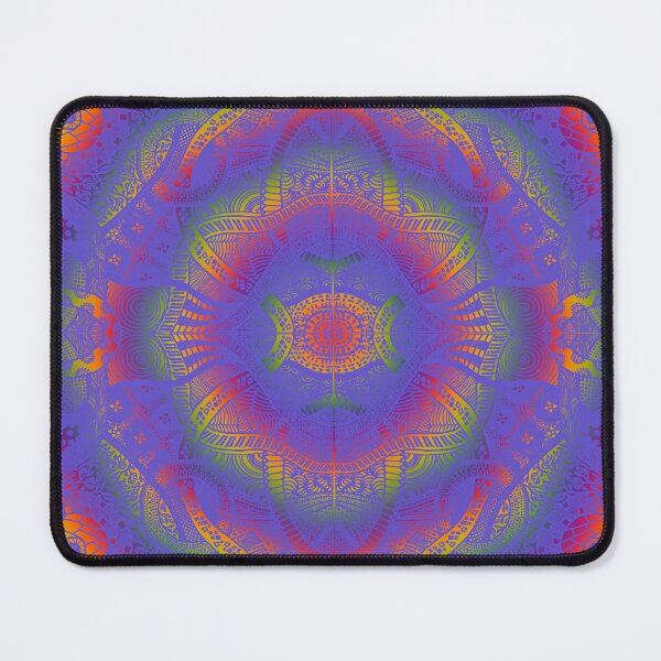 Item preview, Purple Loops Over Rainbow Trippy Zentangleart designed and sold by ThatsJustJilly.