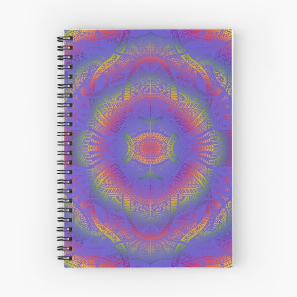 Item preview, Purple Loops Over Rainbow Trippy Zentangleart designed and sold by ThatsJustJilly.
