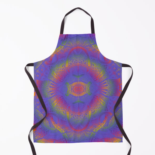 Item preview, Purple Loops Over Rainbow Trippy Zentangleart designed and sold by ThatsJustJilly.