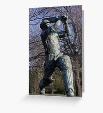Cover Driver Greeting Card