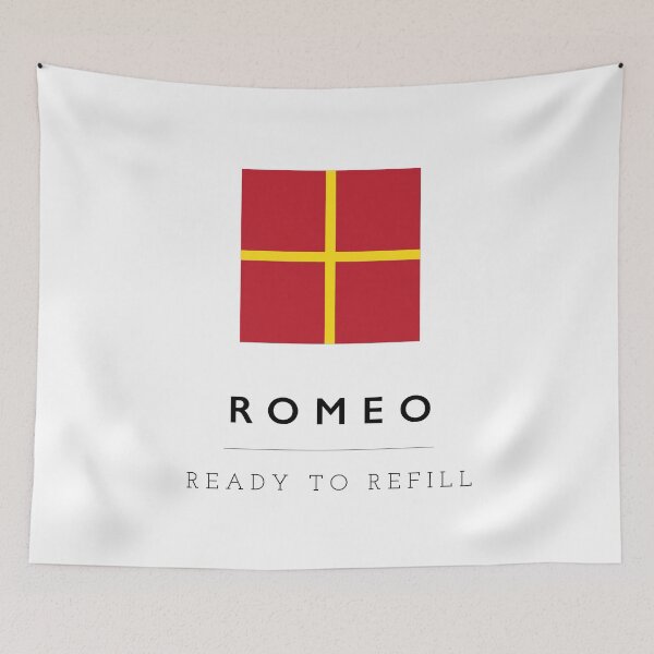 Item preview, Nautical Flag: Romeo designed and sold by Caleb Faires.