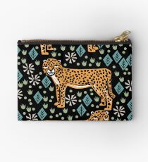 Gepard Safari Kunst Druckgrafik Siebdruck Giclee von Andrea Lauren Studio Clutch