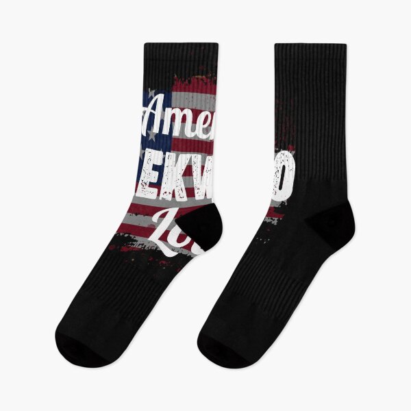 Item preview, American Taekwondo Lover! Funny Taekwondo Instructor or Taekwondo Beginner Design designed and sold by TheKarateStore.