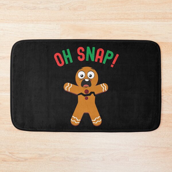 Item preview, Oh Snap Funny Gingerbread Man designed and sold by BoozieHumor.