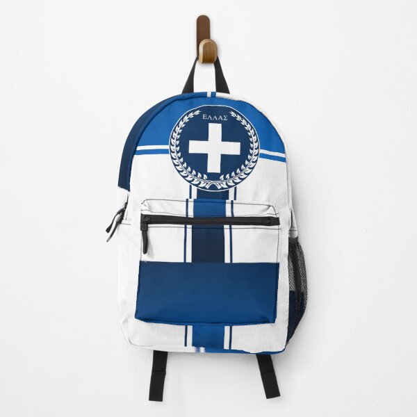 Item preview, Ellas Greece White Blue Stripes designed and sold by Yiorgos Designs.
