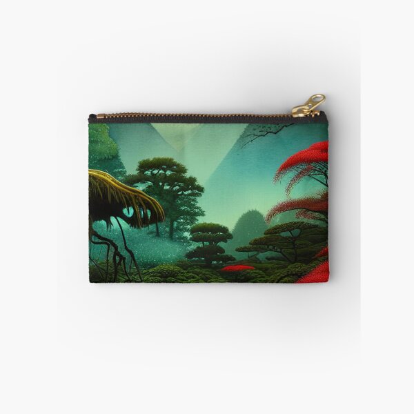Item preview, Digital Painting Of a Lush Wet Natural Mountains designed and sold by NatureFood.