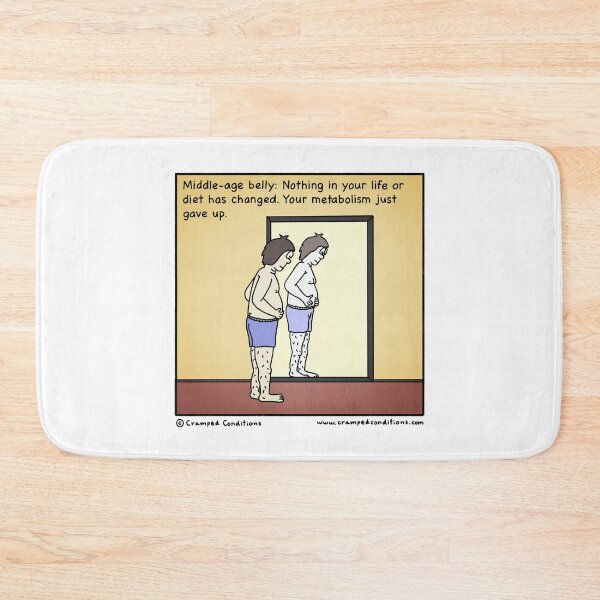 Item preview, Middle-age belly designed and sold by Cramped Conditions.