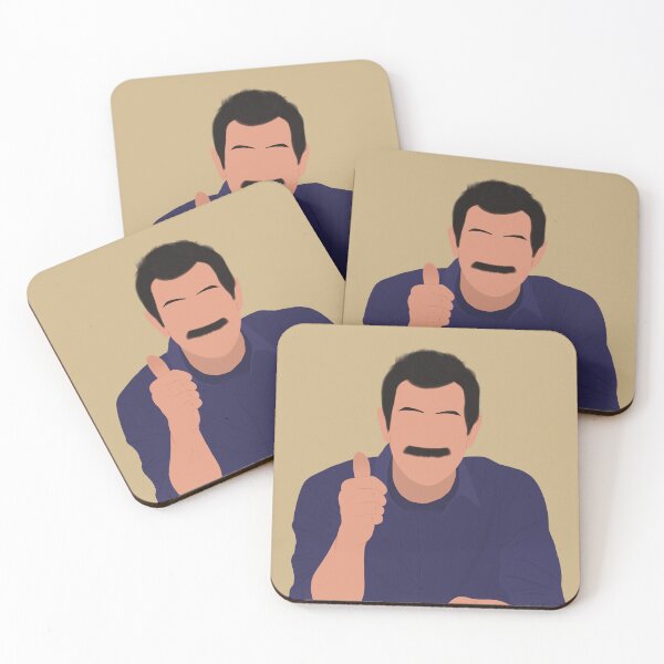 Item preview, Modern Family Phil Thumbs Up Mustache Fan Art designed and sold by senaeksi.