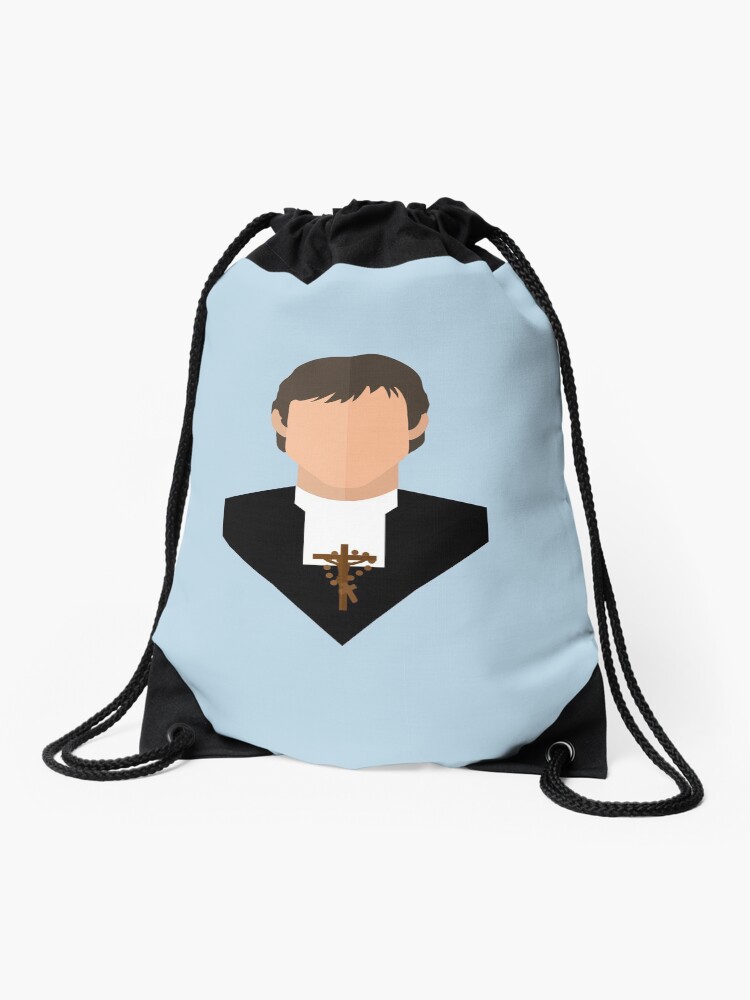 Thumbnail 1 of 3, Drawstring Bag, St. Louis de Montfort designed and sold by mikbails.