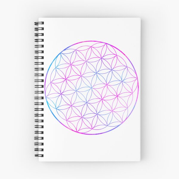 Item preview, Pink Purple Blue Flower of Life Sacred Geometry Symbol designed and sold by Suzalicious.