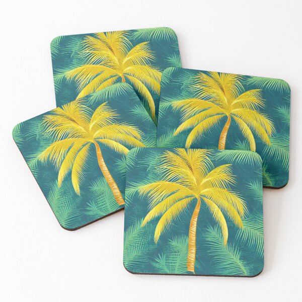 Item preview, Glamorous Golden Palm Trees designed and sold by Aniyah.