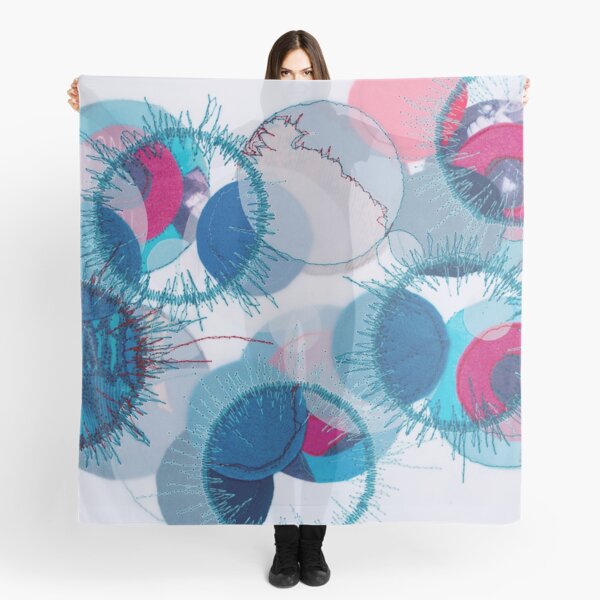 Stitched circles Scarf