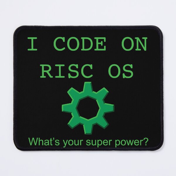 Item preview, I code on RISC OS, what's your susper power? designed and sold by softwareguru.