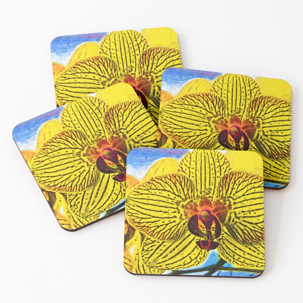 Item preview, Yellow Orchid Bloom In Fauvism designed and sold by KirtTisdale.
