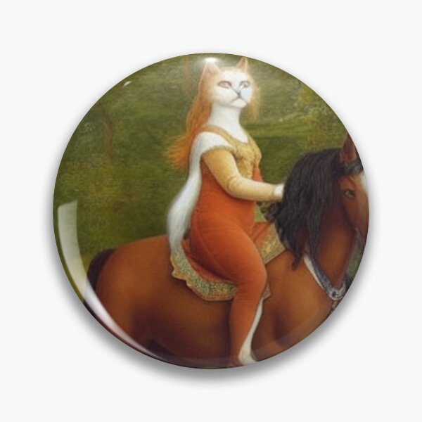 Item preview, Akanah Dyer the cat is learning to ride a horse designed and sold by akanahdyer.