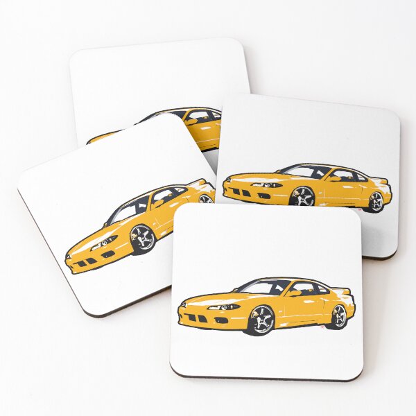 Item preview, Yellow 90s Japan Coupe designed and sold by CoolRide.