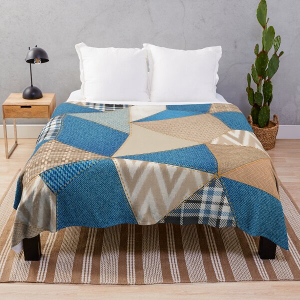 Item preview, Denim Patchwork Design designed and sold by CatCoconut-Art.