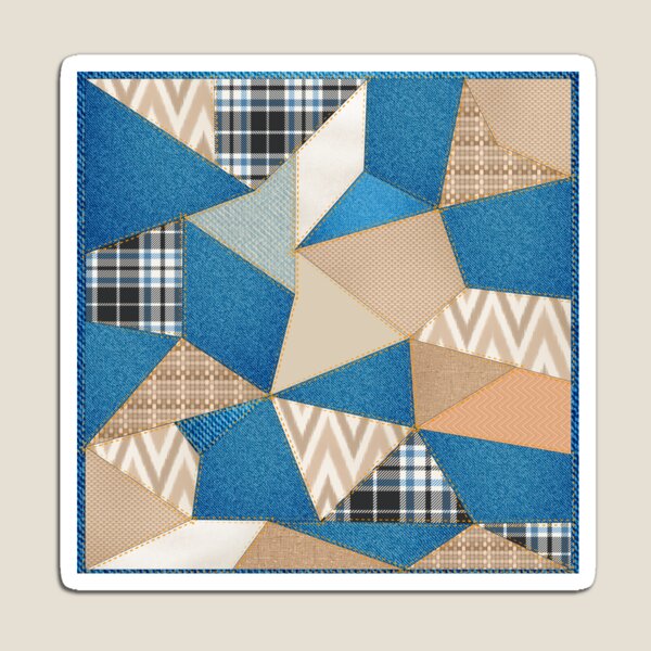 Item preview, Denim Patchwork Design designed and sold by CatCoconut-Art.