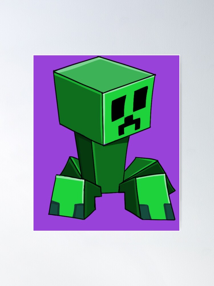 Minecraft Enderman and Creeper Poster for Sale by ddkart