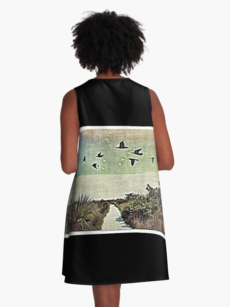 Thumbnail 3 of 4, A-Line Dress, The Messengers designed and sold by kinkatstyle.