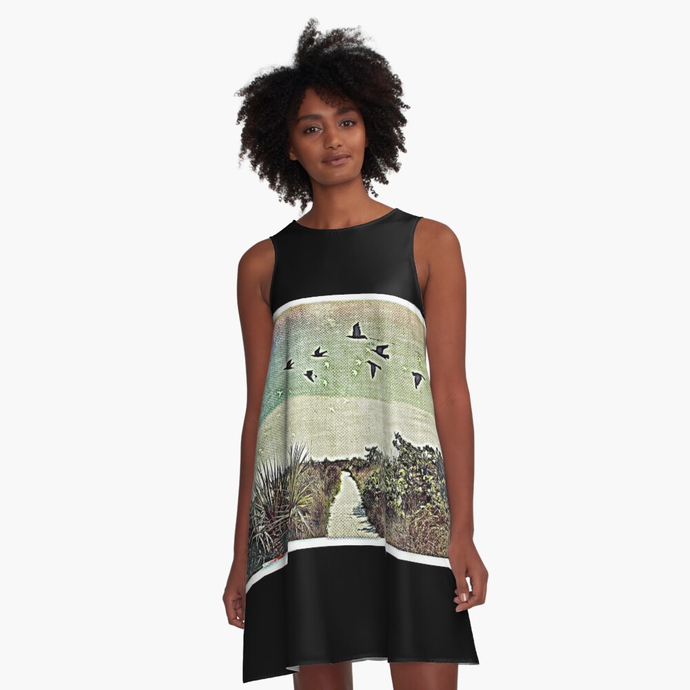 Item preview, A-Line Dress designed and sold by kinkatstyle.