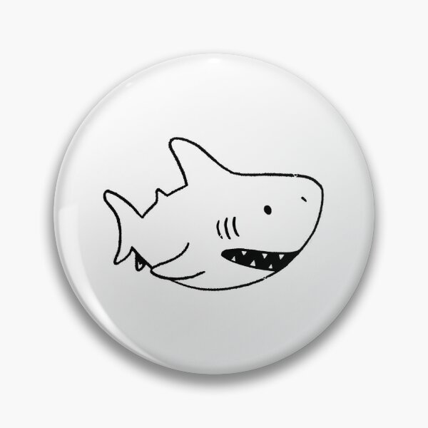 Item preview, shark hand drawn, shark, sharks, Funny shark, shark gift, shark idea, shark Design designed and sold by RedArtsDesign.